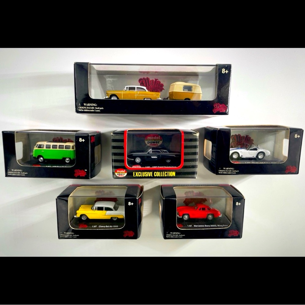 Malibu International Diecast Train Diorama Cars Chevy Vw Shelby Mercedes Ford